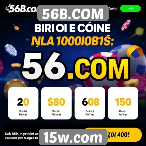 Promoções e bônus exclusivos no 56B.COM